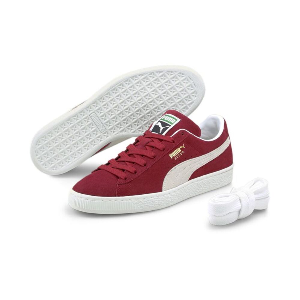 Puma Mens Suede Classic XXI Red Shoes (NWT) - Picture 4 of 5